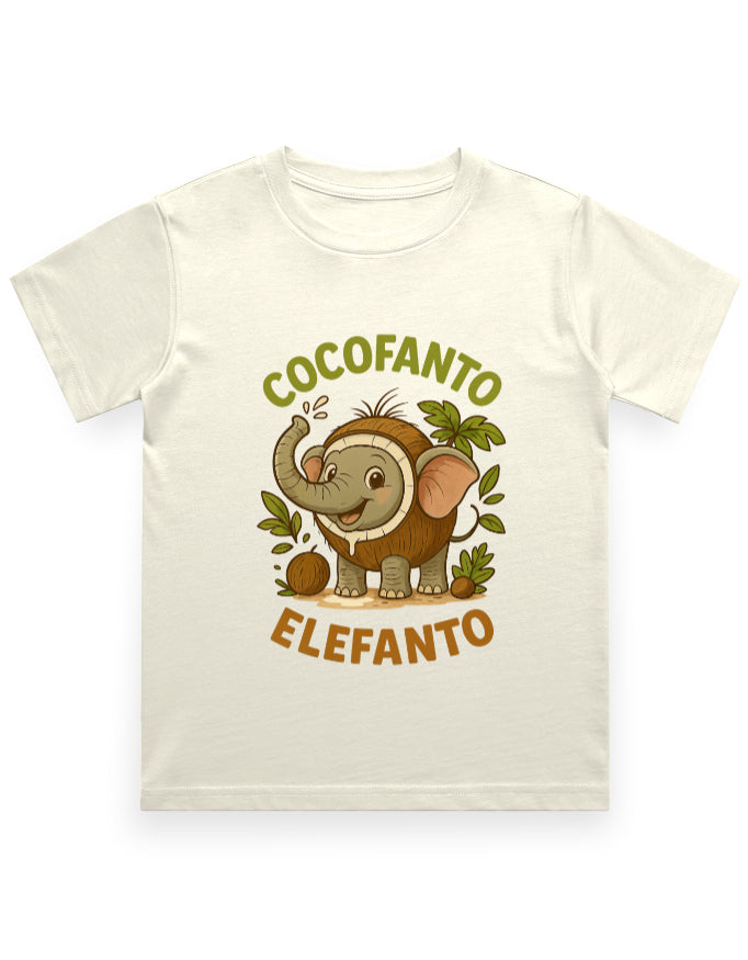 Italian Brainrot Kids Crew Neck T-Shirt (Cocofanto Elefanto)