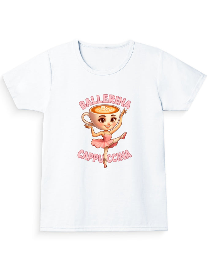 Italian Brainrot Girls T-Shirt (Ballerina Cappuccina)