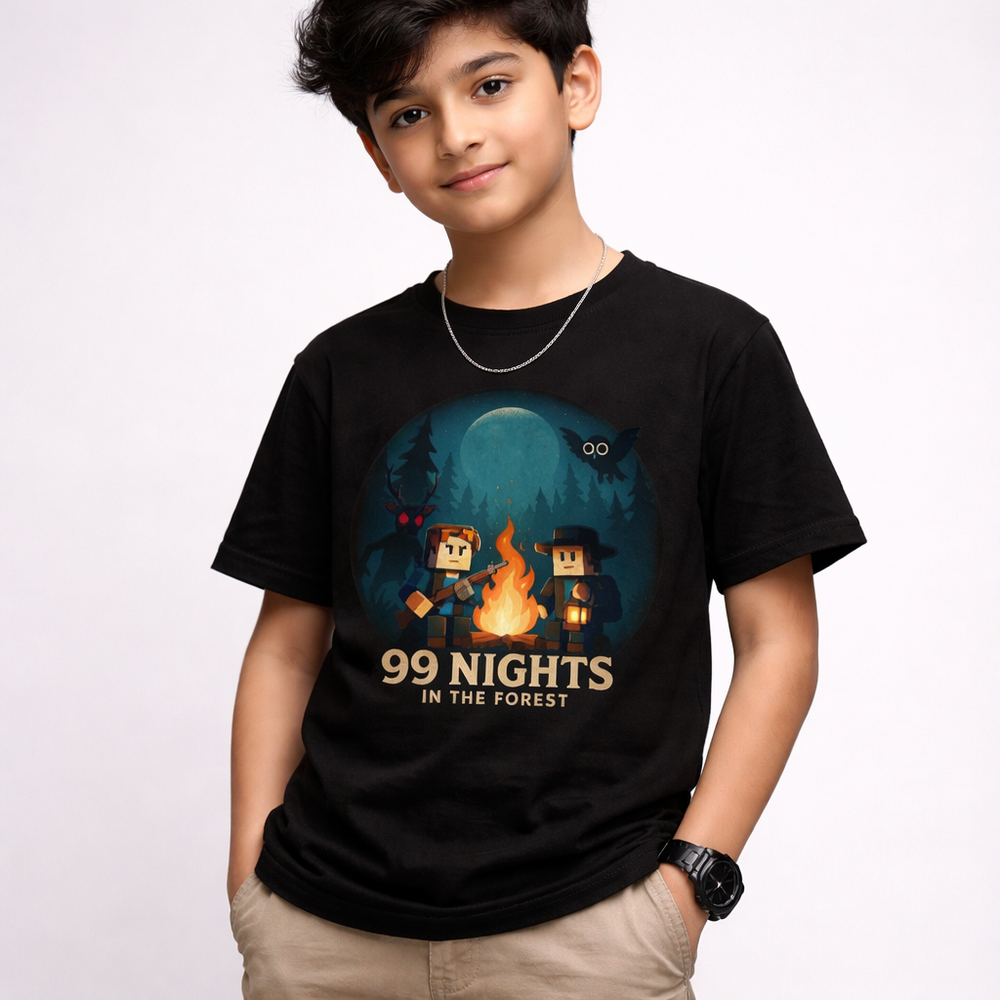 99 Nights in The Forest Boys T-Shirt