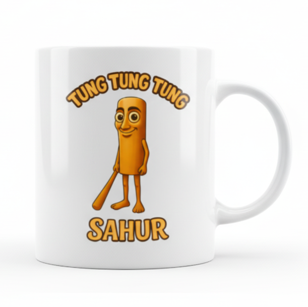 Italian Brainrot Coffee Mug (Tung Tung Tung Sahur)